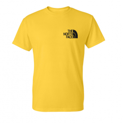 T-SHIRT 100% ΒΑΜΒΑΚΙ ΜΕ LOGO - ΚΙΤΡΙΝΟ - THE NORTH FACE ΜΙΚΡΟ