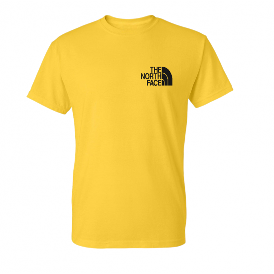 T-SHIRT 100% ΒΑΜΒΑΚΙ ΜΕ LOGO - ΚΙΤΡΙΝΟ - THE NORTH FACE ΜΙΚΡΟ