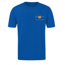 T-SHIRT 100% ΒΑΜΒΑΚΙ ΜΕ LOGO - ΜΠΛΕ ΡΟΥΑ - GANT ΜΙΚΡΟ