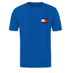 T-SHIRT 100% ΒΑΜΒΑΚΙ ΜΕ LOGO - ΜΠΛΕ ΡΟΥΑ - TOMMY JEANS ΜΕΓΑΛΟ
