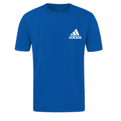 T-SHIRT 100% ΒΑΜΒΑΚΙ ΜΕ LOGO - ΜΠΛΕ ΡΟΥΑ - ΓΡΑΜΜΕΣ ΜΙΚΡΟ