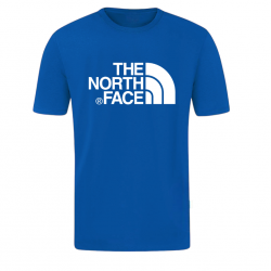 T-SHIRT 100% ΒΑΜΒΑΚΙ ΜΕ LOGO - ΜΠΛΕ ΡΟΥΑ - THE NORTH FACE ΜΕΓΑ΄ΛΟ