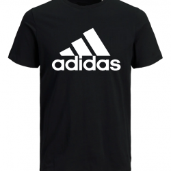 T-SHIRT 100% ΒΑΜΒΑΚΙ ΜΕ LOGO - ΜΑΥΡΟ - ΓΡΑΜΜΕΣ ΜΕΓΑΛΟ