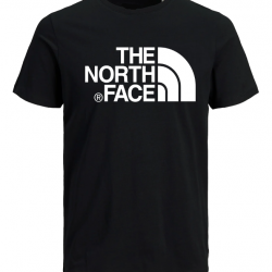 T-SHIRT 100% ΒΑΜΒΑΚΙ ΜΕ LOGO - ΜΑΥΡΟ - THE NORTH FACE ΜΕΓΑΛΟ