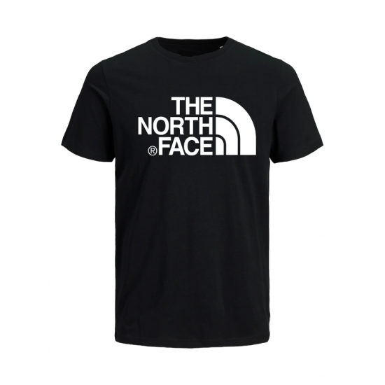 T-SHIRT 100% ΒΑΜΒΑΚΙ ΜΕ LOGO - ΜΑΥΡΟ - THE NORTH FACE ΜΕΓΑΛΟ