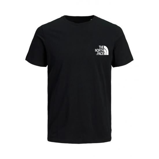 T-SHIRT 100% ΒΑΜΒΑΚΙ ΜΕ LOGO - ΜΑΥΡΟ - THE NORTH FACE ΜΙΚΡΟ
