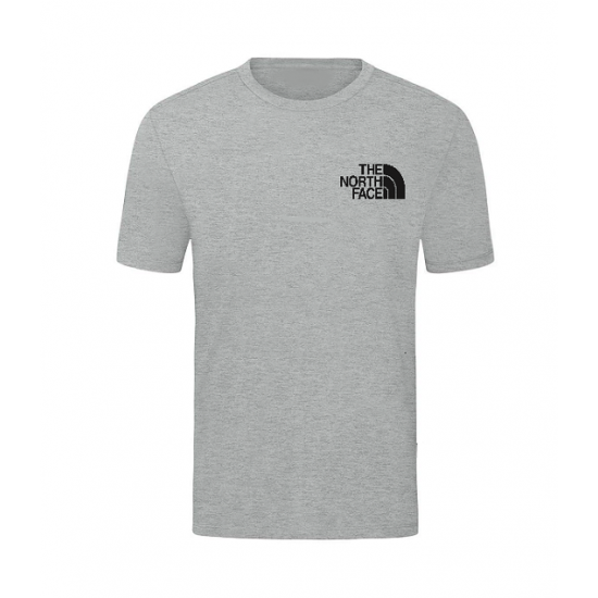T-SHIRT 100% ΒΑΜΒΑΚΙ ΜΕ LOGO ΓΚΡΙ - THE NORTH FACE ΜΙΚΡΟ