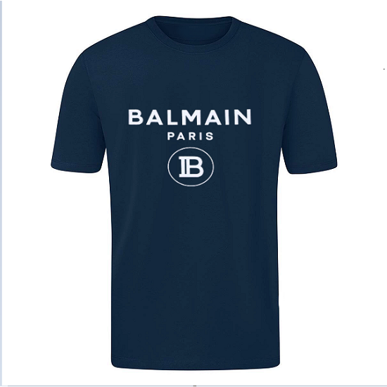 ΚΟΝΤΟΜΑΝΙΚΗ ΜΠΛΟΥΖΑ ΑΠΟ 100% ΒΑΜΒΑΚΙ ΜΕ ΛΕΥΚΟ LOGO - ΜΠΛΕ ΣΚΟΥΡΟ - BLM