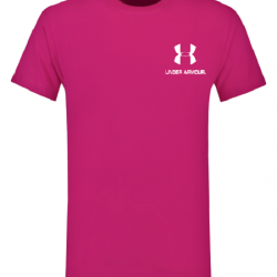 ΚΟΝΤΟΜΑΝΙΚΗ ΜΠΛΟΥΖΑ ΑΠΟ 100% ΒΑΜΒΑΚΙ ΜΕ ΛΕΥΚΟ LOGO - ΦΟΥΞΙΑ - UA/MIK