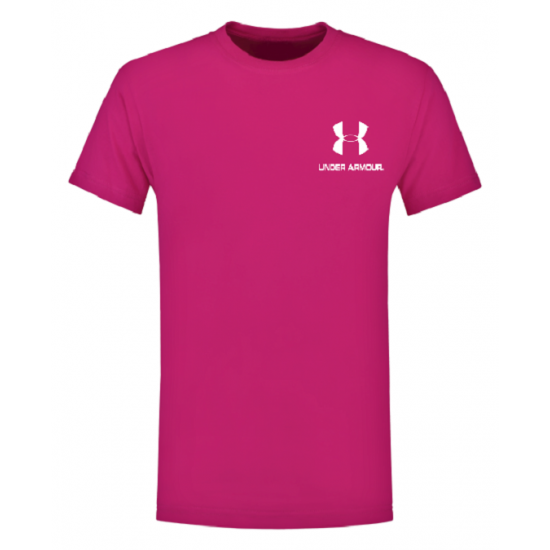 ΚΟΝΤΟΜΑΝΙΚΗ ΜΠΛΟΥΖΑ ΑΠΟ 100% ΒΑΜΒΑΚΙ ΜΕ ΛΕΥΚΟ LOGO - ΦΟΥΞΙΑ - UA/MIK