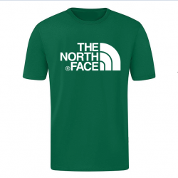 T-SHIRT 100% ΒΑΜΒΑΚΙ ΜΕ LOGO - ΠΡΑΣΙΝΟ - THE NORTH FACE ΜΕΓΑΛΟ