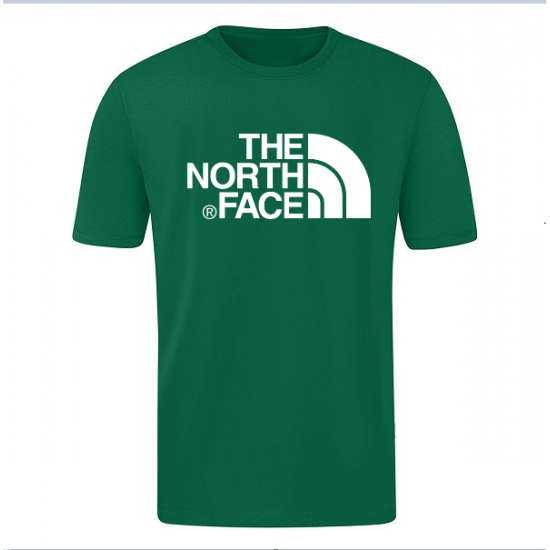 T-SHIRT 100% ΒΑΜΒΑΚΙ ΜΕ LOGO - ΠΡΑΣΙΝΟ - THE NORTH FACE ΜΕΓΑΛΟ