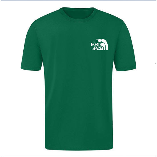T-SHIRT 100% ΒΑΜΒΑΚΙ ΜΕ LOGO - ΠΡΑΣΙΝΟ - THE NORTH FACE ΜΙΚΡΟ