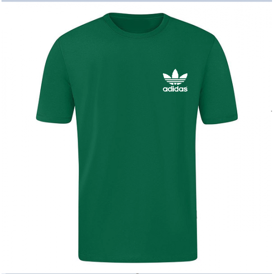 T-SHIRT 100% ΒΑΜΒΑΚΙ ΜΕ LOGO - ΠΡΑΣΙΝΟ - ΤΡΙΦΥΛΛΙ ΜΙΚΡΟ