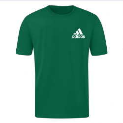 T-SHIRT 100% ΒΑΜΒΑΚΙ ΜΕ LOGO - ΠΡΑΣΙΝΟ - ΓΡΑΜΜΕΣ ΜΙΚΡΟ
