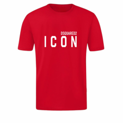 T-SHIRT 100% ΒΑΜΒΑΚΙ ΜΕ LOGO - ΚΟΚΚΙΝΟ - ICON ΜΕΓΑΛΟ