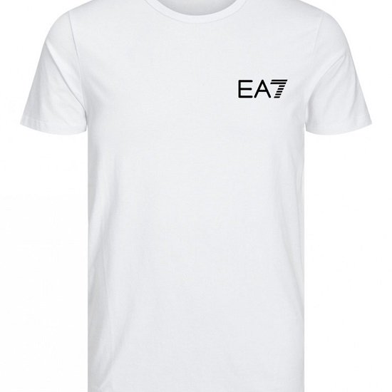 T-SHIRT 100% ΒΑΜΒΑΚΙ ΜΕ LOGO - ΛΕΥΚΟ - EA7 ΜΙΚΡΟ T-SHIRT 100% ΒΑΜΒΑΚΙ ΜΕ LOGO - ΛΕΥΚΟ - EA7 ΜΙΚΡΟ