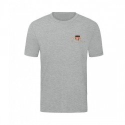 T-SHIRT 100% ΒΑΜΒΑΚΙ ΜΕ LOGO - ΓΚΡΙ - GANT ΜΙΚΡΟ