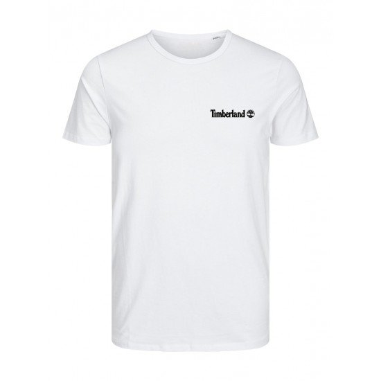 T-SHIRT 100% ΒΑΜΒΑΚΙ ΜΕ LOGO - ΛΕΥΚΟ - TIMBERLAND ΜΙΚΡΟ T-SHIRT 100% ΒΑΜΒΑΚΙ ΜΕ LOGO - ΛΕΥΚΟ - TIMBERLAND ΜΙΚΡΟ