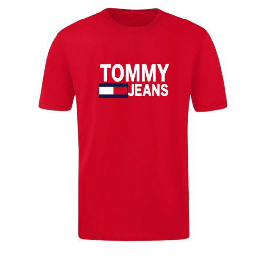 T-SHIRT 100% ΒΑΜΒΑΚΙ ΜΕ LOGO - ΚΟΚΚΙΝΟ - TOMMY JEANS ΜΕΓΑΛΟ T-SHIRT 100% ΒΑΜΒΑΚΙ ΜΕ LOGO - ΚΟΚΚΙΝΟ - TOMMY JEANS ΜΕΓΑΛΟ