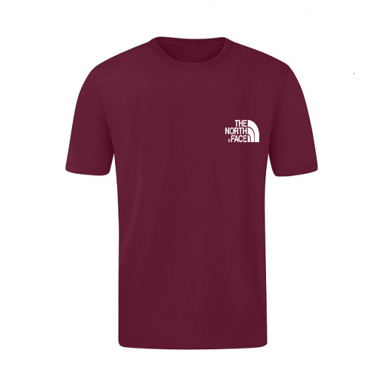 T-SHIRT 100% ΒΑΜΒΑΚΙ ΜΕ LOGO - ΜΠΟΡΝΤΟ - THE NORTH FACE ΜΙΚΡΟ