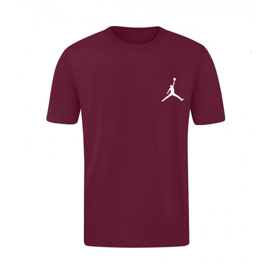 T-SHIRT 100% ΒΑΜΒΑΚΙ ΜΕ LOGO - ΜΠΟΡΝΤΟ - ΤΖΟΡΝΤΑΝ ΜΙΚΡΟ