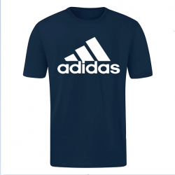 T-SHIRT 100% ΒΑΜΒΑΚΙ ΜΕ LOGO - ΜΠΛΕ ΣΚΟΥΡΟ - ΓΡΑΜΜΕΣ ΜΕΓΑΛΟ