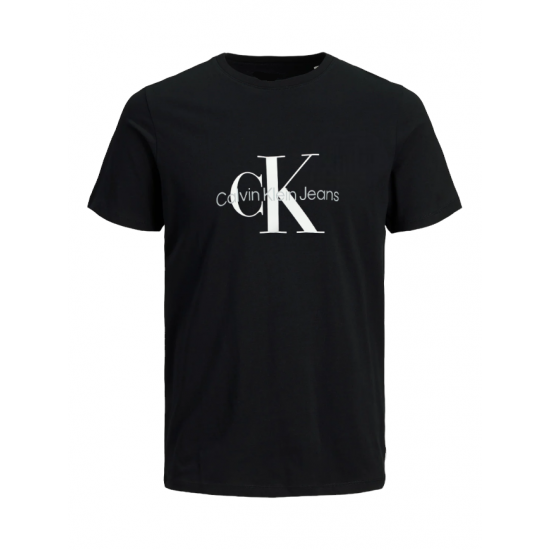 T-SHIRT 100% ΒΑΜΒΑΚΙ ΜΕ LOGO - ΜΑΥΡΟ - CALVIN KLEIN ΜΕΓΑΛΟ T-SHIRT 100% ΒΑΜΒΑΚΙ ΜΕ LOGO - ΜΑΥΡΟ - CALVIN KLEIN ΜΕΓΑΛΟ