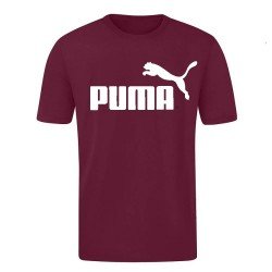 T-SHIRT 100% ΒΑΜΒΑΚΙ ΜΕ LOGO - ΜΠΟΡΝΤΟ - PUMA
