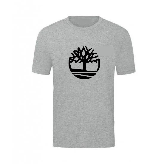 T-SHIRT 100% ΒΑΜΒΑΚΙ ΜΕ LOGO - ΓΚΡΙ - TIMBERLAND 3 T-SHIRT 100% ΒΑΜΒΑΚΙ ΜΕ LOGO - ΓΚΡΙ - TIMBERLAND 3