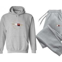 ΣΕΤ ΦΟΡΜΕΣ ΚΟΥΚΟΥΛΑ 100% COTTON - ΓΚΡΙ - TOMMY NEW YORK ΜΕΓΑΛΟ