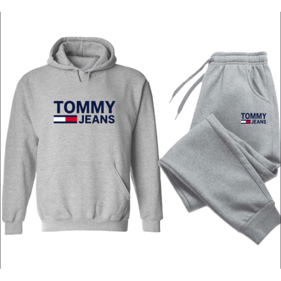 ΣΕΤ ΦΟΡΜΕΣ ΚΟΥΚΟΥΛΑ 100% COTTON - ΓΚΡΙ - TOMMY JEANS ΜΕΓΑΛΟ