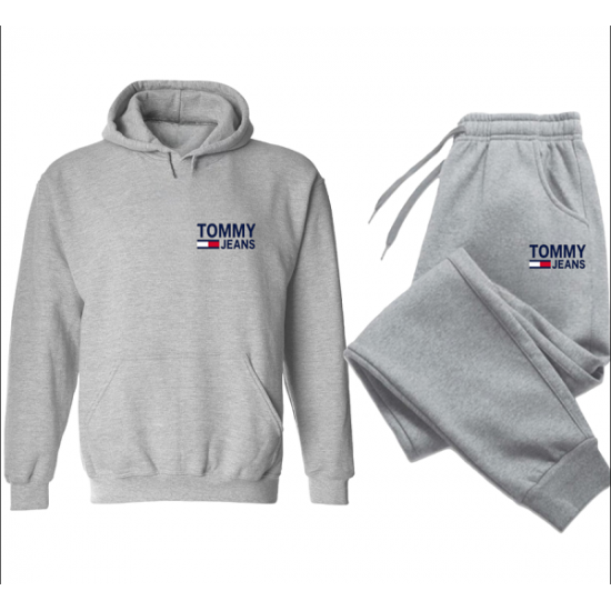 ΣΕΤ ΦΟΡΜΕΣ ΚΟΥΚΟΥΛΑ 100% COTTON - ΓΚΡΙ - TOMMY JEANS ΜΙΚΡΟ