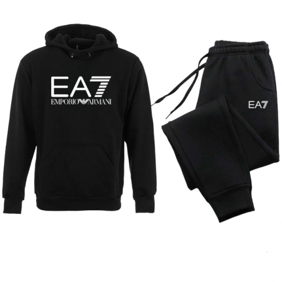 ΣΕΤ ΦΟΡΜΕΣ ΚΟΥΚΟΥΛΑ 100% COTTON - ΜΑΥΡΟ - EA7 ΜΕΓΑΛΟ