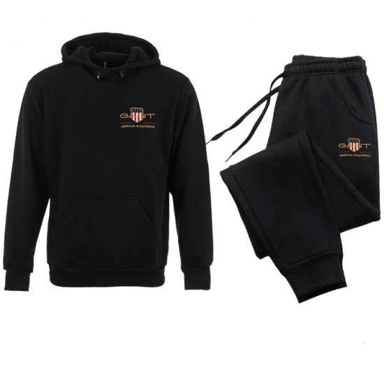 ΣΕΤ ΦΟΡΜΕΣ ΚΟΥΚΟΥΛΑ 100% COTTON - ΜΑΥΡΟ - GANT ΜΙΚΡΟ