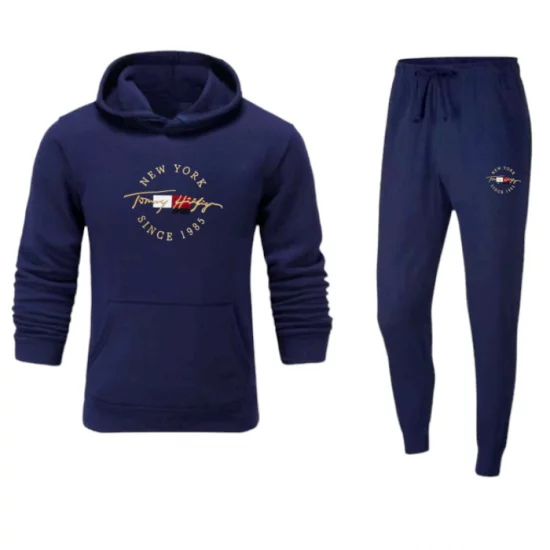 ΣΕΤ ΦΟΡΜΕΣ ΚΟΥΚΟΥΛΑ 100% COTTON - ΜΠΛΕ ΣΚΟΥΡΟ - TOMMY NEW YORK ΜΕΓΑΛΟ