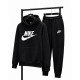 PREMIUM COTTON ΣΕΤ ΦΟΡΜΑΣ ΜΕ ΚΟΥΚΟΥΛΑ | ΜΑΥΡΟ NIKE ΜΕΓΑΛΟ ΛΟΓΟΤΥΠΟ