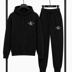 PREMIUM COTTON ΣΕΤ ΦΟΡΜΑΣ ΜΕ ΚΟΥΚΟΥΛΑ | ΜΑΥΡΟ CALVIN KLEIN ΜΙΚΡΟ ΛΟΓΟΤΥΠΟ