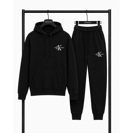 PREMIUM COTTON ΣΕΤ ΦΟΡΜΑΣ ΜΕ ΚΟΥΚΟΥΛΑ | ΜΑΥΡΟ CALVIN KLEIN ΜΙΚΡΟ ΛΟΓΟΤΥΠΟ