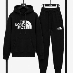 PREMIUM COTTON ΣΕΤ ΦΟΡΜΑΣ ΜΕ ΚΟΥΚΟΥΛΑ | ΜΑΥΡΟ THE NORTH FACE ΜΕΓΑΛΟ ΛΟΓΟΤΥΠΟ