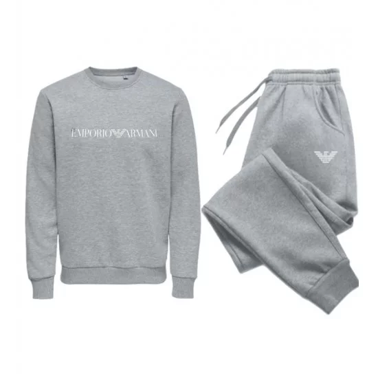 ΣΕΤ ΦΟΡΜΕΣ ΛΑΙΜΟΚΟΨΗ 100% COTTON - ΓΚΡΙ - EMPORIO