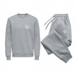 ΣΕΤ ΦΟΡΜΕΣ ΛΑΙΜΟΚΟΨΗ 100% COTTON - ΓΚΡΙ - CALVIN KLEIN ΜΙΚΡΟ