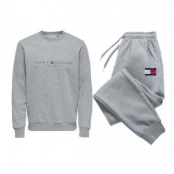 ΣΕΤ ΦΟΡΜΕΣ ΛΑΙΜΟΚΟΨΗ 100% COTTON - ΓΚΡΙ - TOMMY 1985