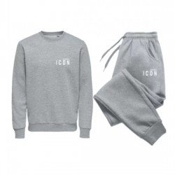 ΣΕΤ ΦΟΡΜΕΣ ΛΑΙΜΟΚΟΨΗ 100% COTTON - ΓΚΡΙ - ICON ΜΙΚΡΟ