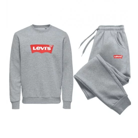 ΣΕΤ ΦΟΡΜΕΣ ΛΑΙΜΟΚΟΨΗ 100% COTTON - ΓΚΡΙ - LEVIS ΜΕΓΑΛΟ