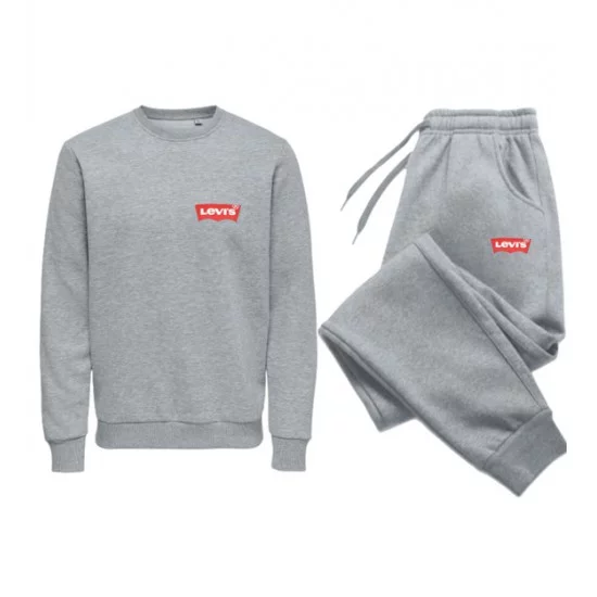 ΣΕΤ ΦΟΡΜΕΣ ΛΑΙΜΟΚΟΨΗ 100% COTTON - ΓΚΡΙ - LEVIS ΜΙΚΡΟ