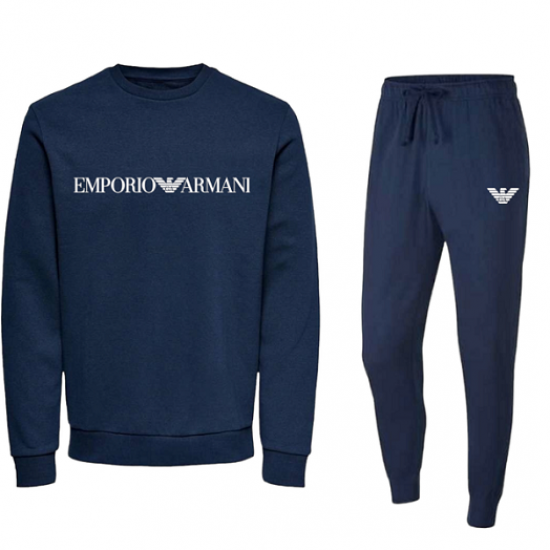 ΣΕΤ ΦΟΡΜΕΣ ΛΑΙΜΟΚΟΨΗ 100% COTTON - ΜΠΛΕ ΣΚΟΥΡΟ - EMPORIO