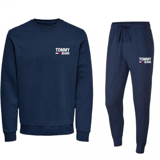 ΣΕΤ ΦΟΡΜΕΣ ΛΑΙΜΟΚΟΨΗ 100% COTTON - ΜΠΛΕ ΣΚΟΥΡΟ - TOMMY JEANS ΜΙΚΡΟ