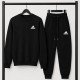 PREMIUM COTTON ΣΕΤ ΦΟΡΜΑΣ ΜΕ ΛΑΙΜΟΚΟΨΗ| ΜΑΥΡΟ ADIDAS ΜΙΚΡΟ ΛΟΓΟΤΥΠΟ