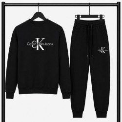 PREMIUM COTTON ΣΕΤ ΦΟΡΜΑΣ ΜΕ ΛΑΙΜΟΚΟΨΗ| ΜΑΥΡΟ CALVIN KLEIN ΜΕΓΑΛΟ ΛΟΓΟΤΥΠΟ